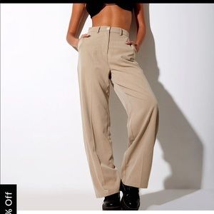 NEVER WORN Motel Rocks Full Length Tan Trouser